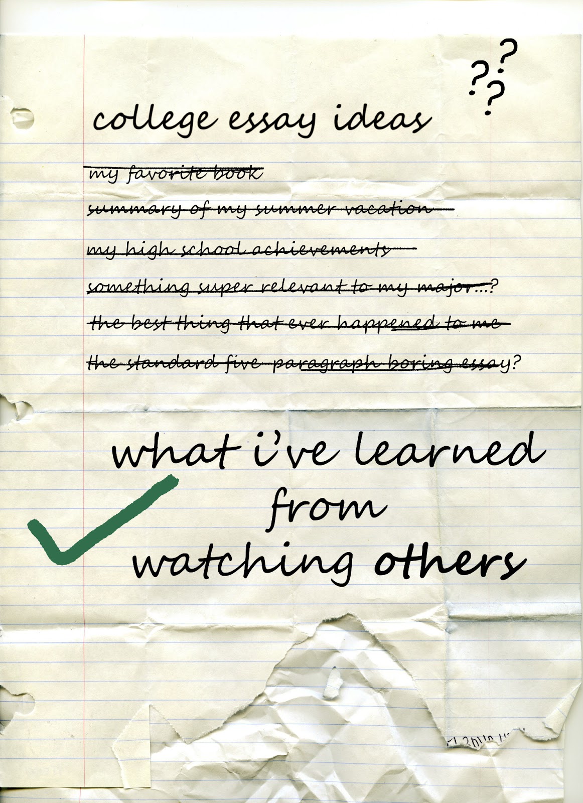The Perfect College Essay: Focus On You